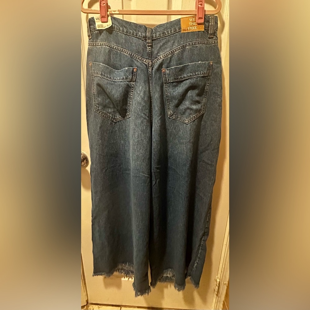 NWT FREE PEOPLE We The Free Old West Slouchy Jeans Size 32S - Picture 9 of 10